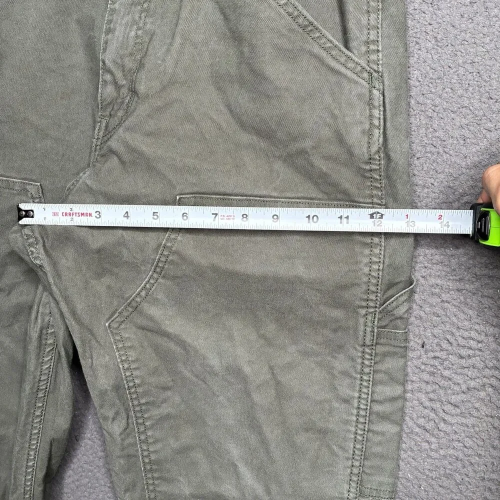 Levis 565 Double Knee Utility Workwear Jeans Mens 34 x 30 Pants Olive Green